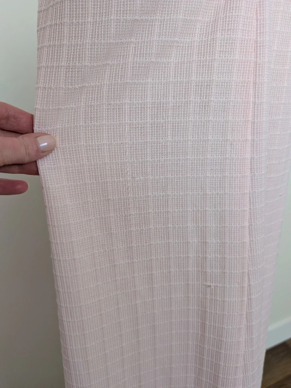 Vintage Robe Baby Pink Maxi Size Small Belted Feminine - Picture 10 of 16